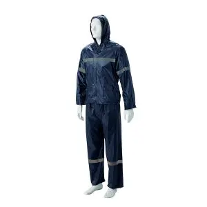 Rubberised Rain Coat Navy Blue 4XL